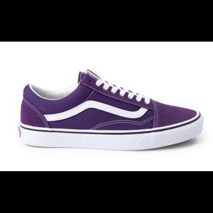 Purple Vans W 9.5 M 8